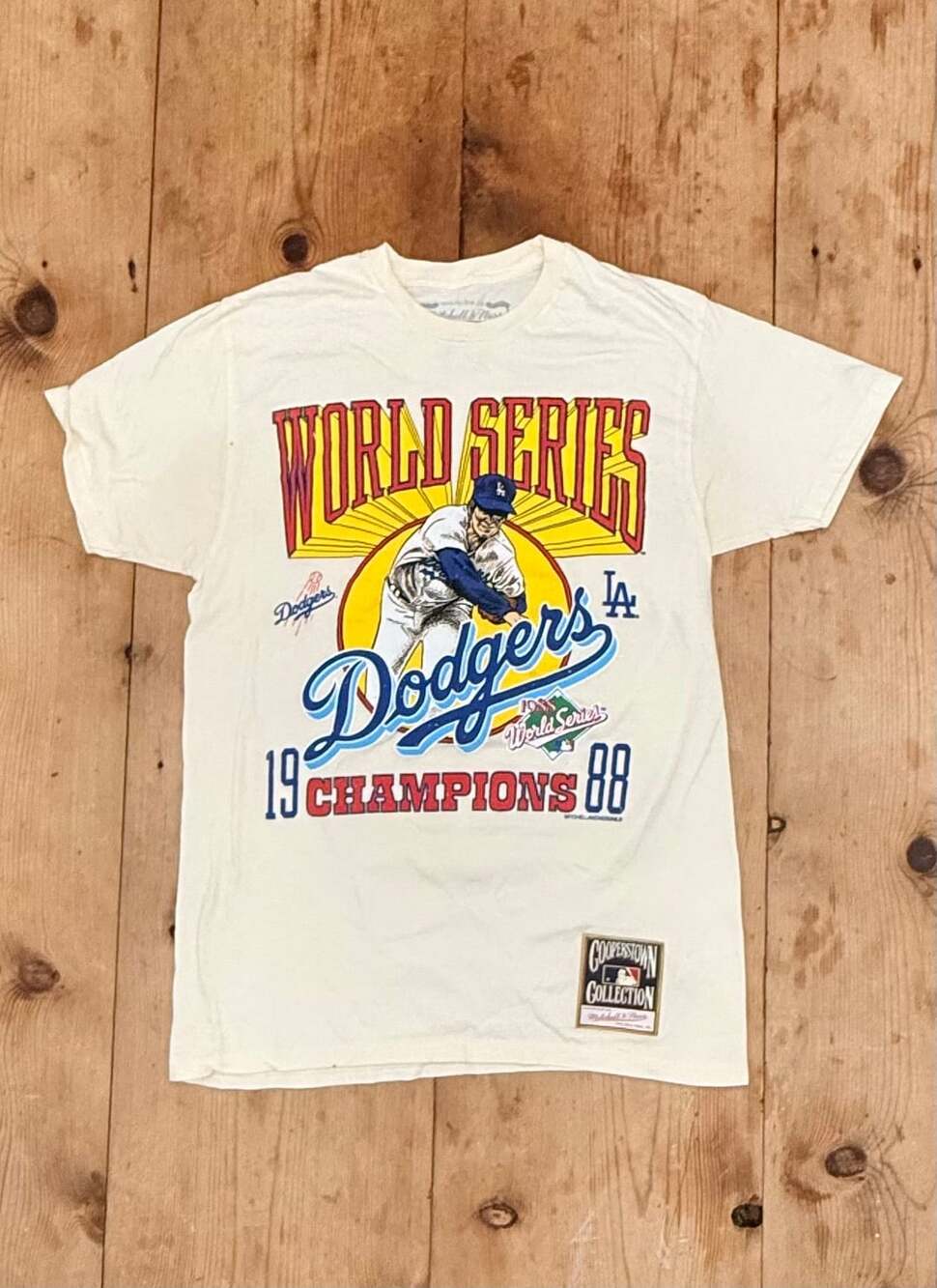 Mitchell & Ness LA Dodgers 1988 World Series Cooperstown Collection T-Shirt - M